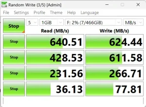 AXE Speedy+ Benchmark Speed Test   Fastest USB Flash Drive