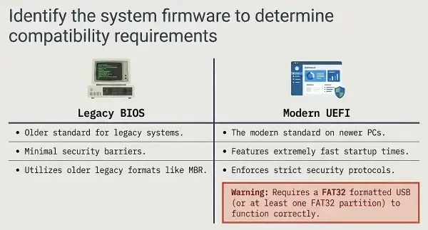 BIOS vs UEFI