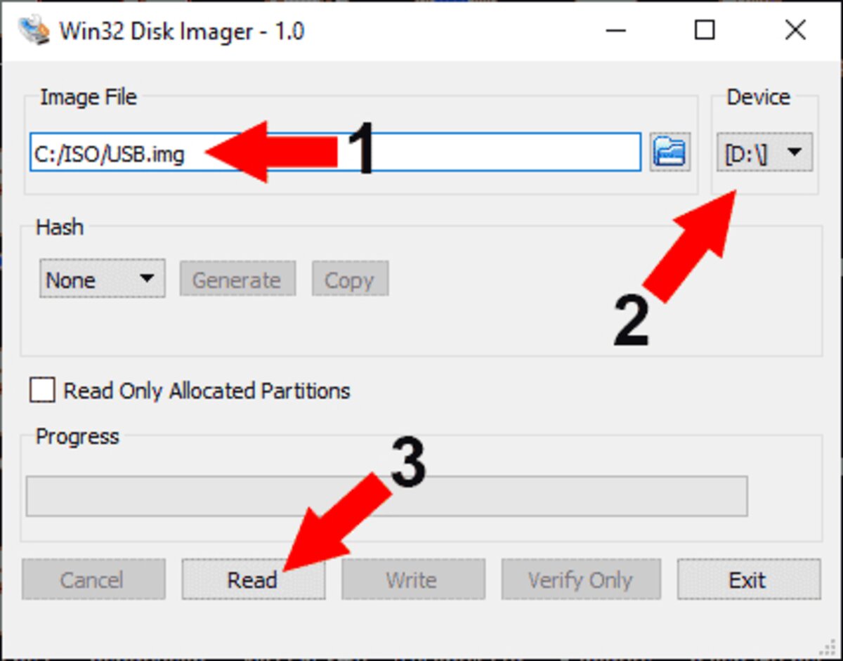 Backup USB to Image Win32 Backup USB to Image Win32