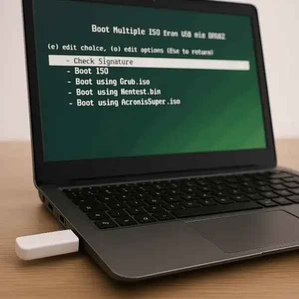 Boot Multiple ISO from bootable USB via GRUB2