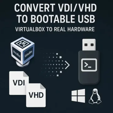 Convert a Virtual Machine into a Bootable USB Drive