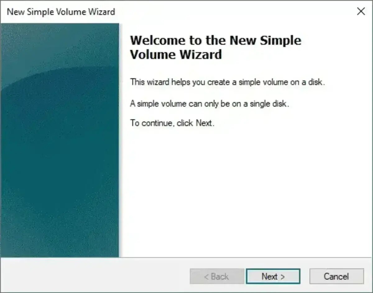 Create Simple Volume