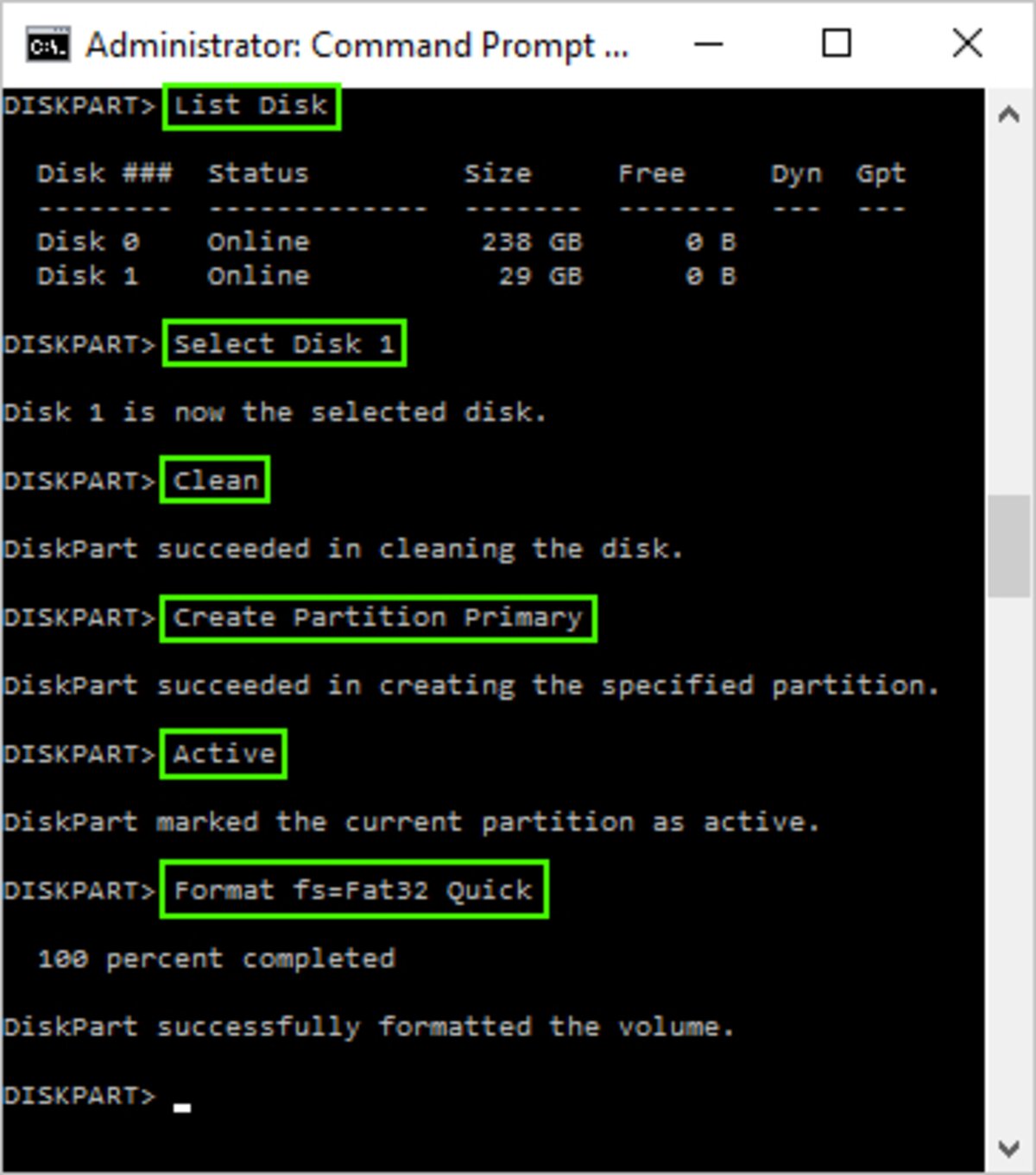 DiskPart Restore USB Flash Drive DiskPart Restore USB Flash Drive