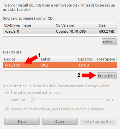 Creating an Ubuntu Bootable USB from CD