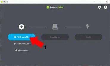 Etcher Select ISO File to Burn to USB