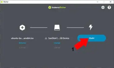 Etcher Flash ISO to USB