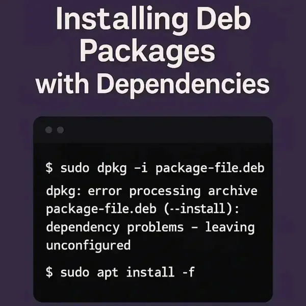 Install Deb Packages with Dependencies