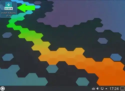Install Kubuntu from USB