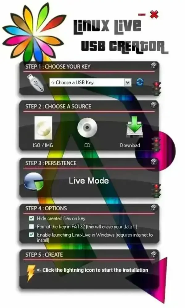 Linux Live USB Creator - LiLi Linux Live USB Creator
