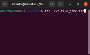 How to Extract Open or Untar Tar File in Linux or Unix