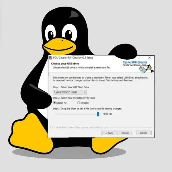 PDL Casper RW Persistent-File Creator