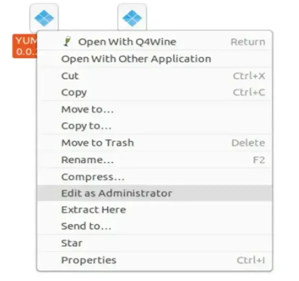 Right Click Edit File as Admin