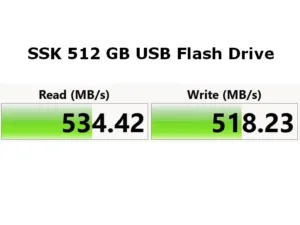 SSK SSD USB Benchmark