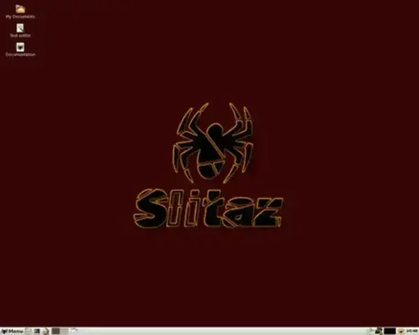 SliTaz cooking ISO running from USB
