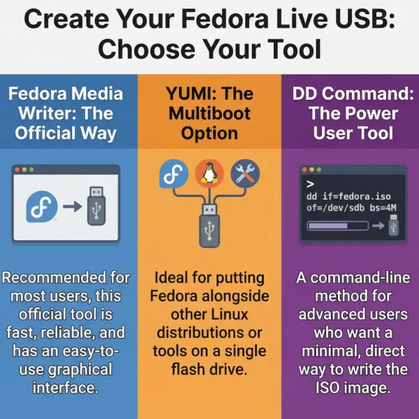 Three Ways To Make a bootable Fedora Live USB Three Ways To Make a Fedora Live USB