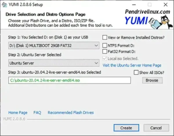 Use YUMI to Run Ubuntu Server from USB Use YUMI to Run Ubuntu Server from USB