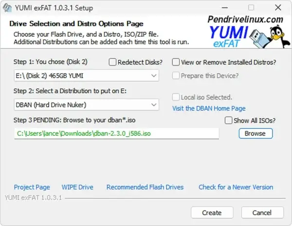 USB Disk Wipe Tool via YUMI Create a USB drive for secure data wiping