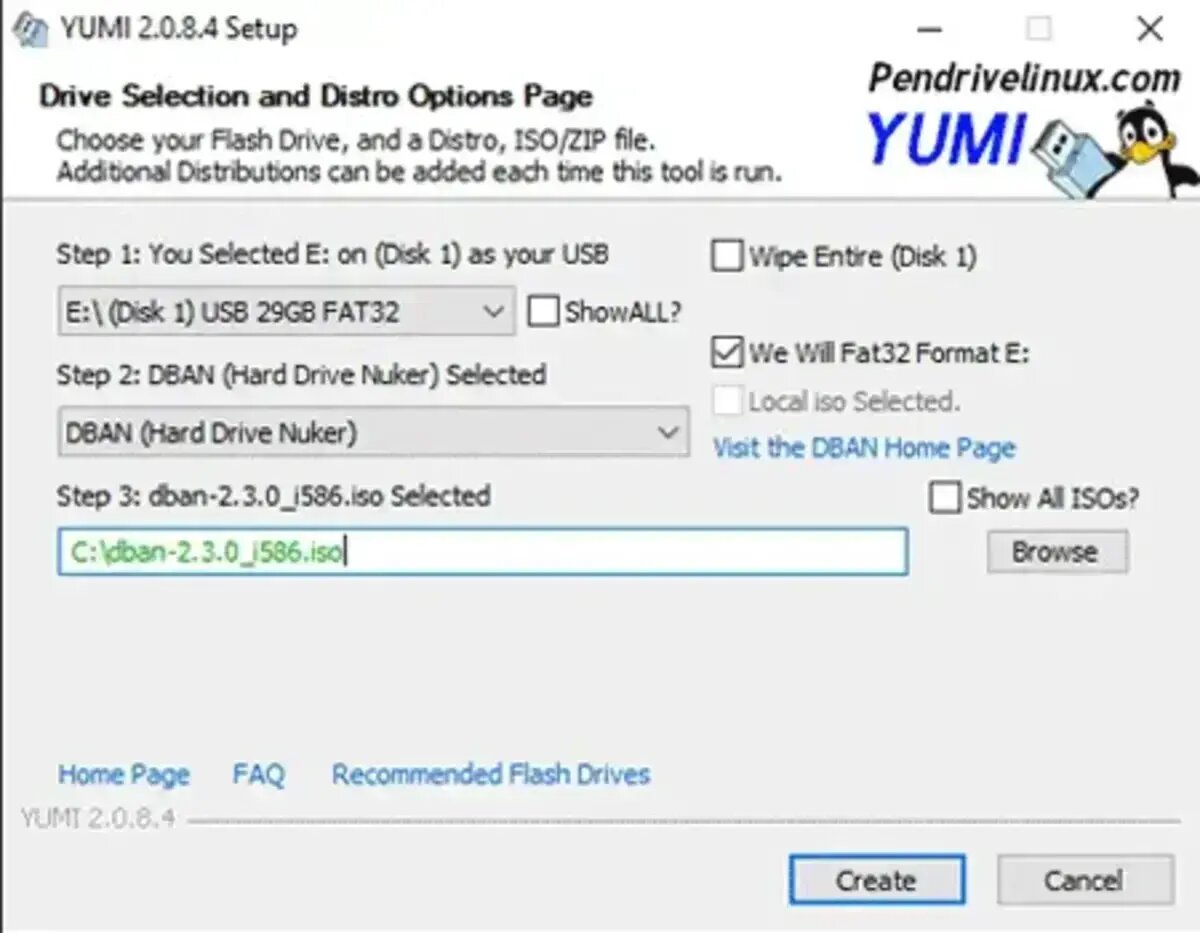 Run DBAN from USB