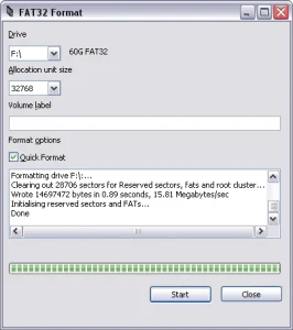USB Fat32 Format Utility 1
