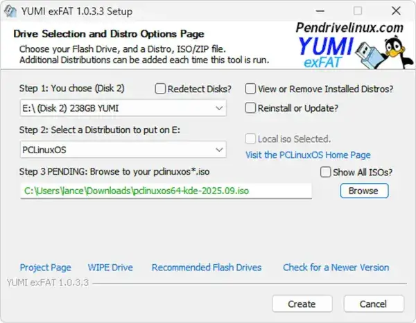 USB Bootable PCLinuxOS