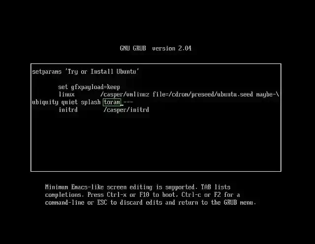 boot Ubuntu to ram