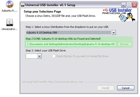 universal usb installer linux download