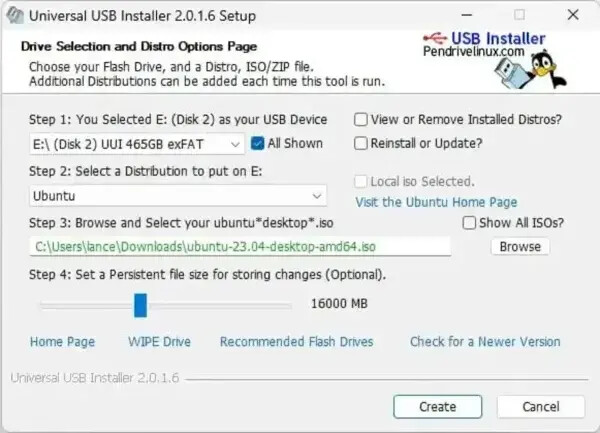 Universal USB Installer