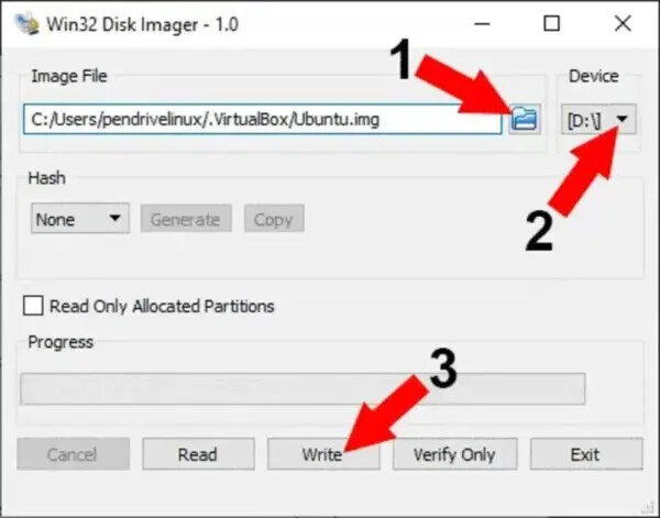 Write a VHD IMG to USB -to create a USB Virtual Machine