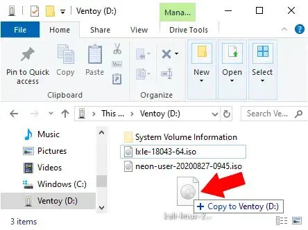 Ventoy   Copying ISO files