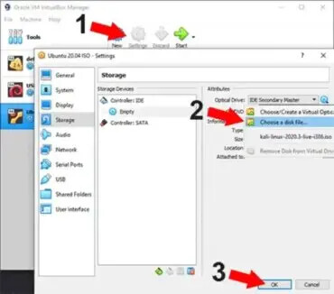 Run an ISO from Windows - choose ISO file to use