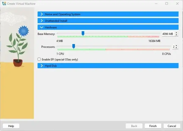 Set Virtual Memory Size