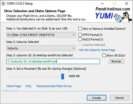 Xubuntu Live USB