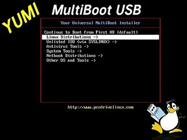 YUMI Multiboot Bootable USB