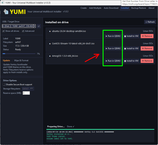 YUMI Run ISO from USB Without Rebooting