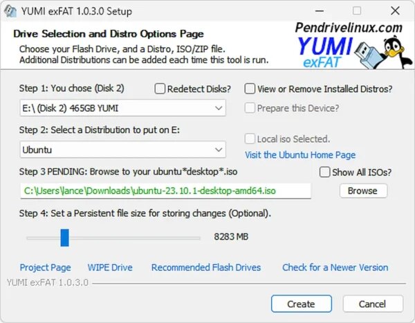 YUMI multiboot usb boot setup