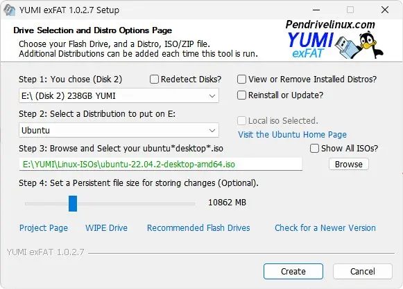 YUMI Multiboot Bootable USB