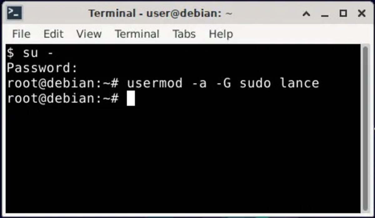 Add User to Sudoers from Terminal Add User to Sudoers