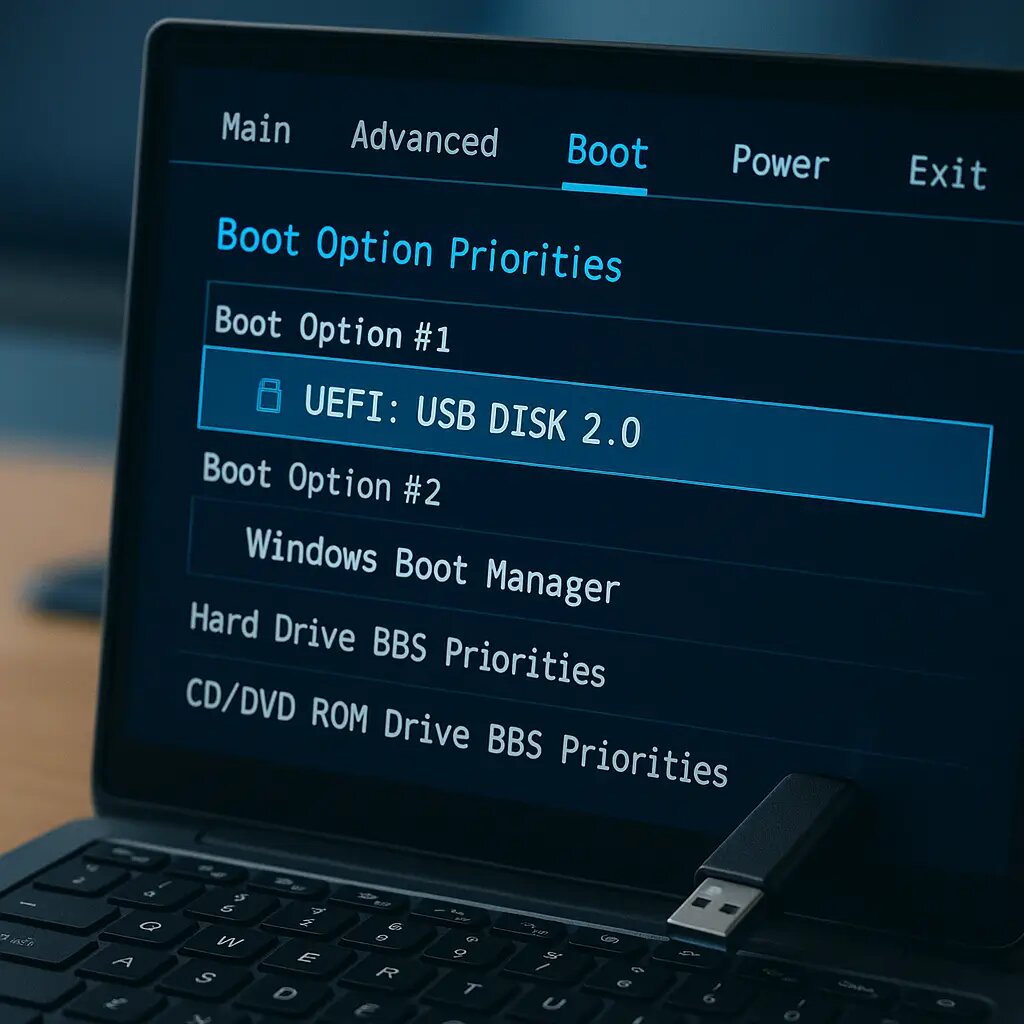 bios usb booting tips
