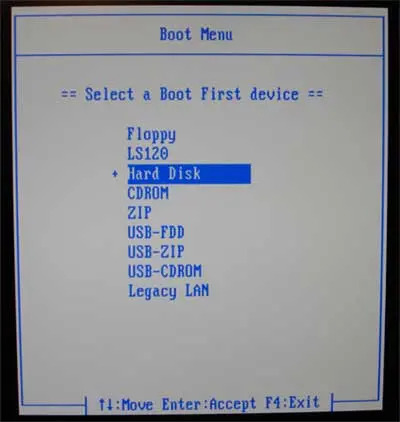 USB Boot Manager Award BIOS ▷ with USB