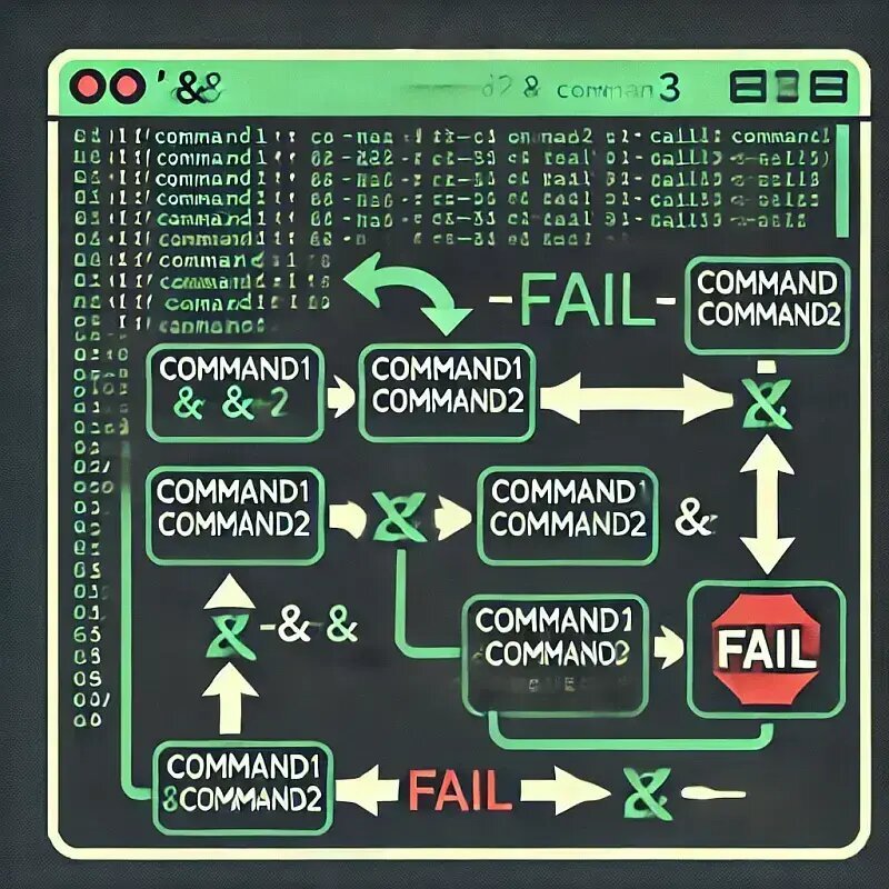 && command in Linux