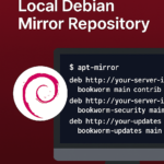 create a local debian mirror repository