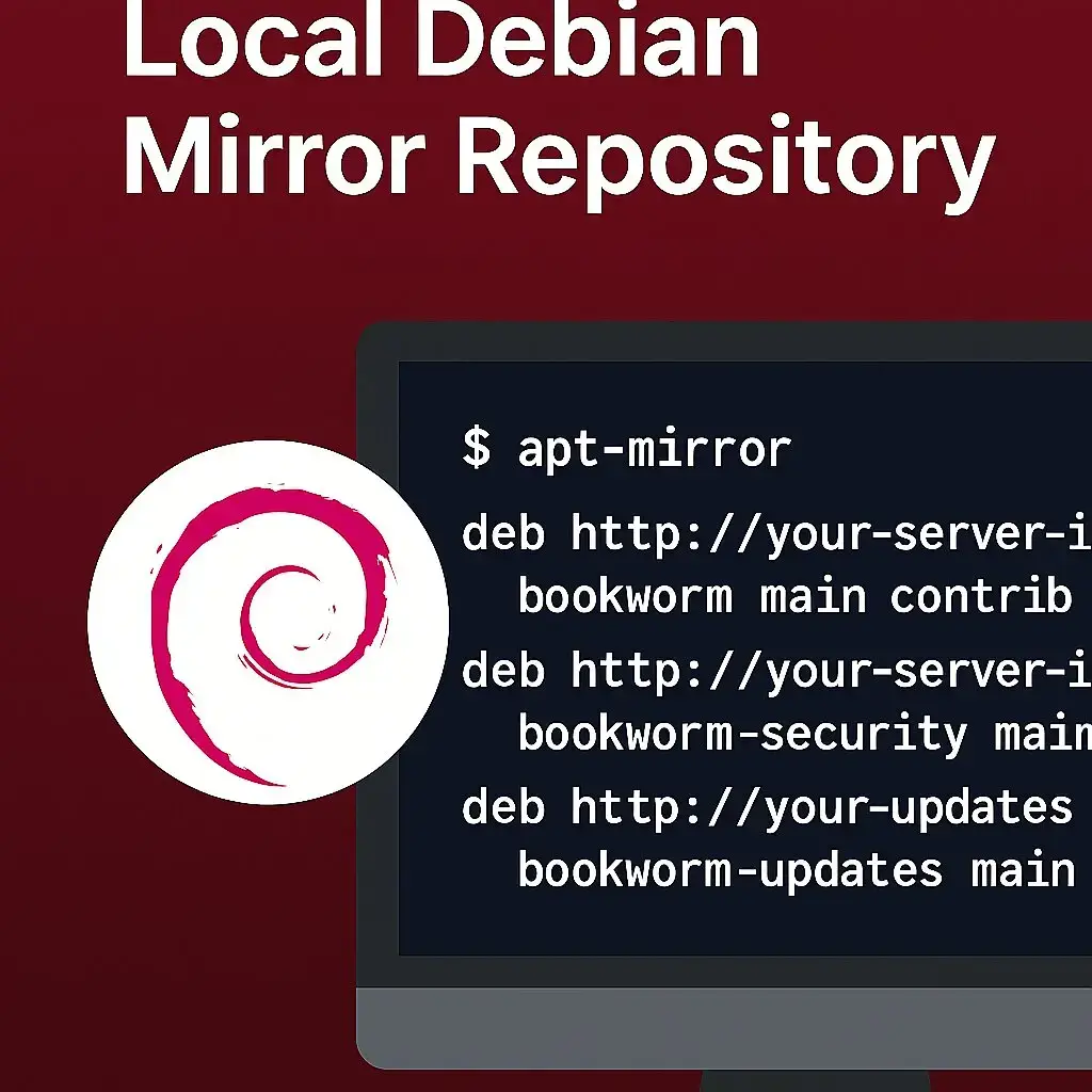 create a local debian mirror repository