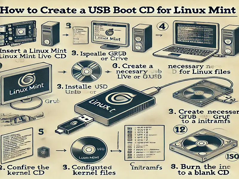 create a USB Boot CD for Linux Mint