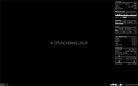 USB CrunchBang - Lithium Linux