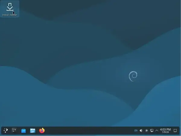 Debian Live USB Desktop Bootable Flash Drive