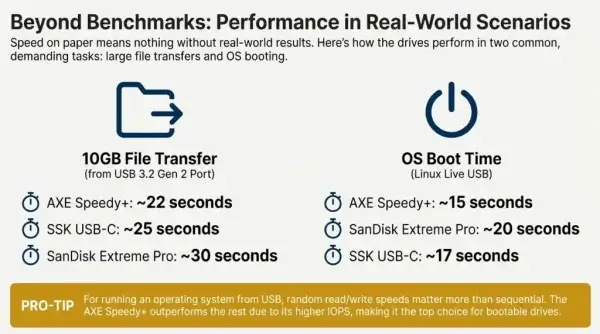fastest usb flash drive - in a real world performance view fastest usb flash drive - in real world performance