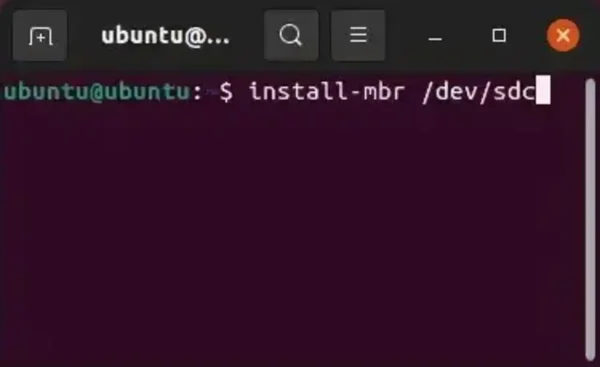 fix mbr - create mbr
