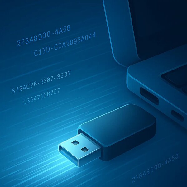 get uuid usb drive