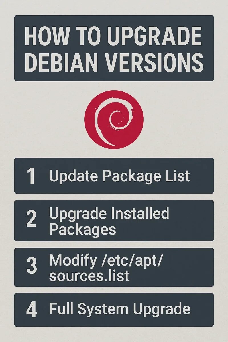 upgrade debian versions