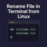 linux rename file